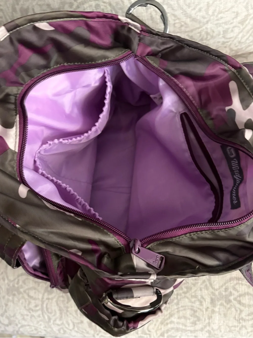 lug Purple Camo Quilted Tote